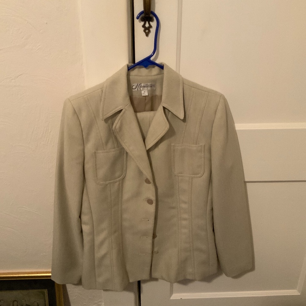 Tan pantsuit